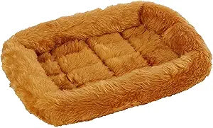 Soft Plush Cat Bed Mat | Rectangular Pet Crate Pad for 18” Cage, Washable and Cozy